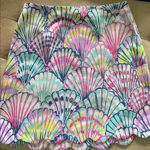 Lilly Pulitzer scallop skirt
